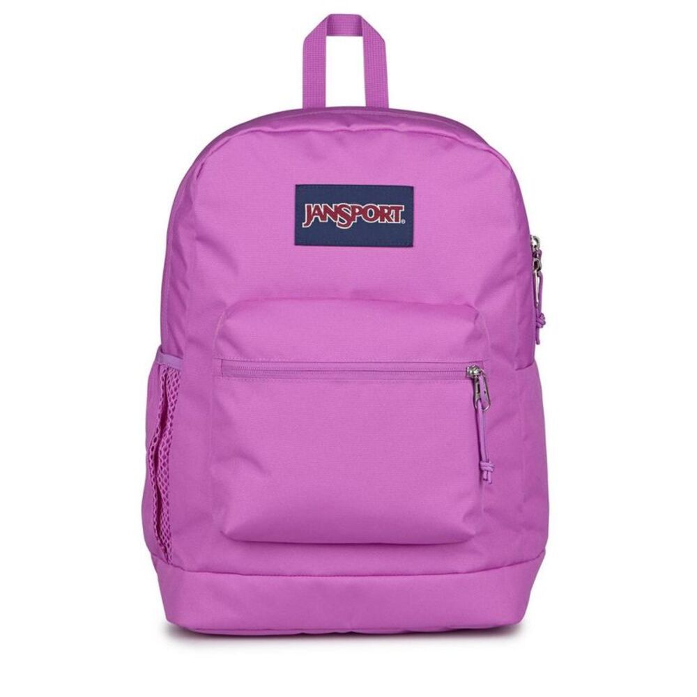 JanSport Cross Town Plus 17" Fits 15" Laptop Water Resistant Backpack - Fuchsia